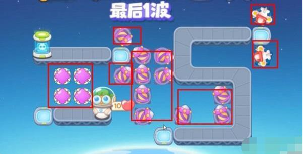 保卫萝卜4太空穿越第三十二关怎么过 通关流程攻略