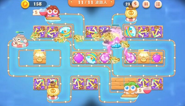 保卫萝卜4阿波尼克号第五十二关怎么过 通关流程攻略