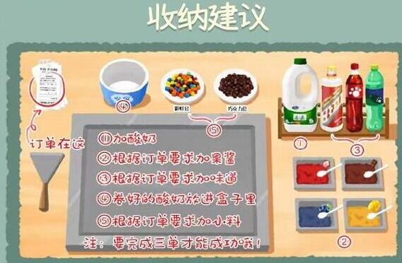 收纳物语酒酿酸奶怎么过 通关方法攻略